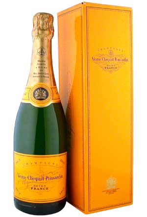 Veuve Clicquot - Brut Company Label NV with Yellow Box Morrell Gift & 